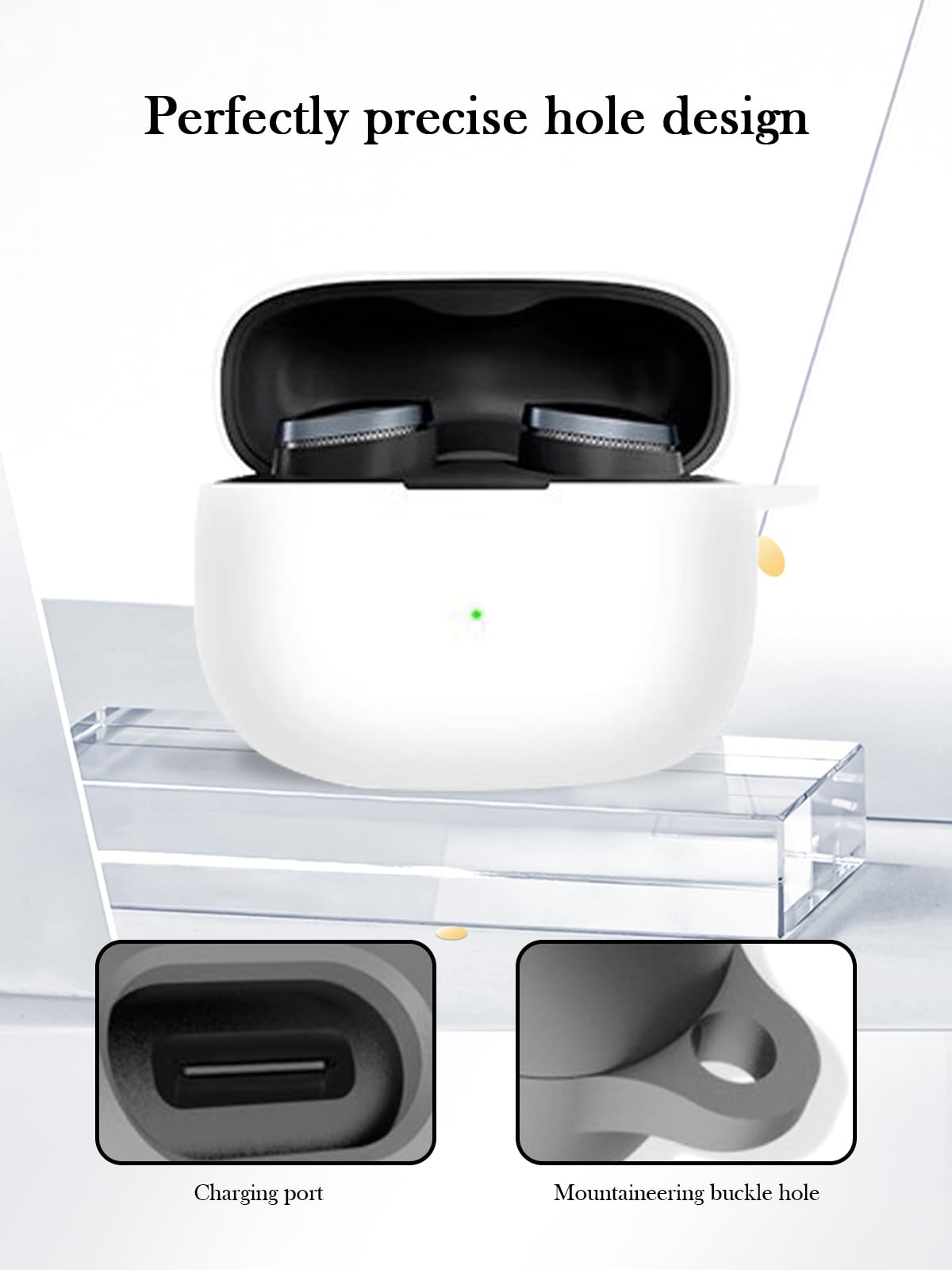 Bowers & Wilkins Pi8+ケース付き Amazon.com: Case for Bowers & Wilkins Pi8 Wireless Earbuds,Soft